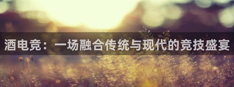 乐竞电竞：酒电竞：一场融合传统与现代的竞技盛宴
